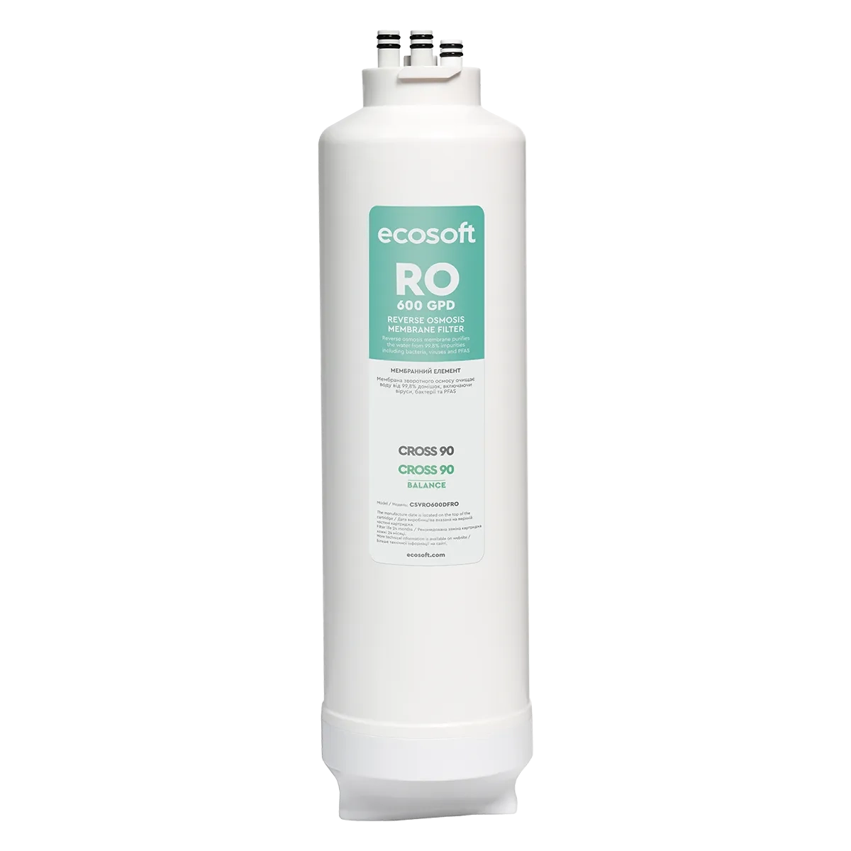 Ecosoft 600 GPD membraanelement voor CROSS 90