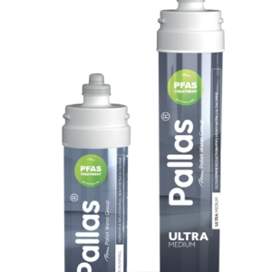 Pallas Ultra PFAS-waterfilter cartridges in de maten Klein en Medium