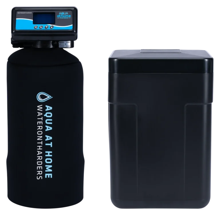 Aqua Duo 10L waterontharder met alternatieve besturing en zwart zoutreservoir